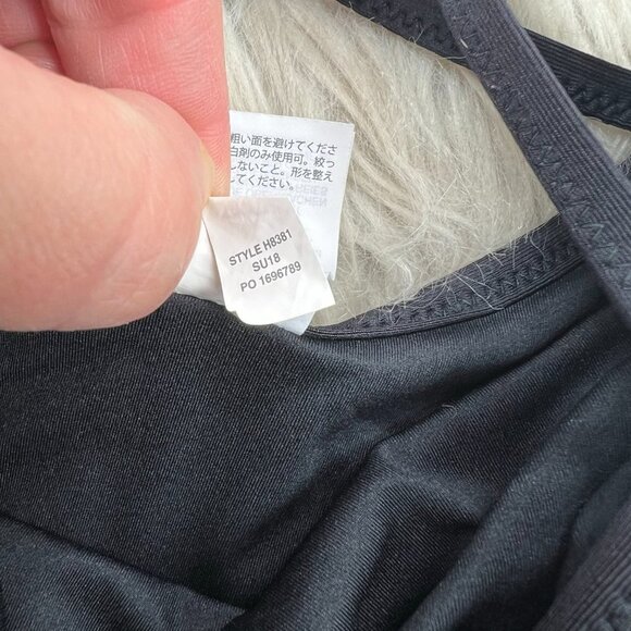 J.Crew Women's Playa Black Strappy Back One Piece Swimsuit - Picture 5 of 8